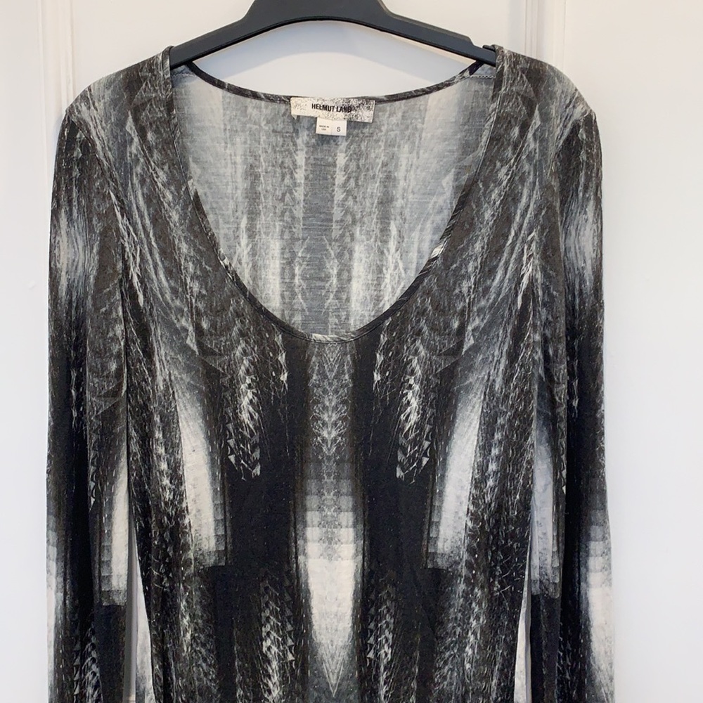 Helmut Lang Vertebrae Print Dress Size S - Picture 2 of 8